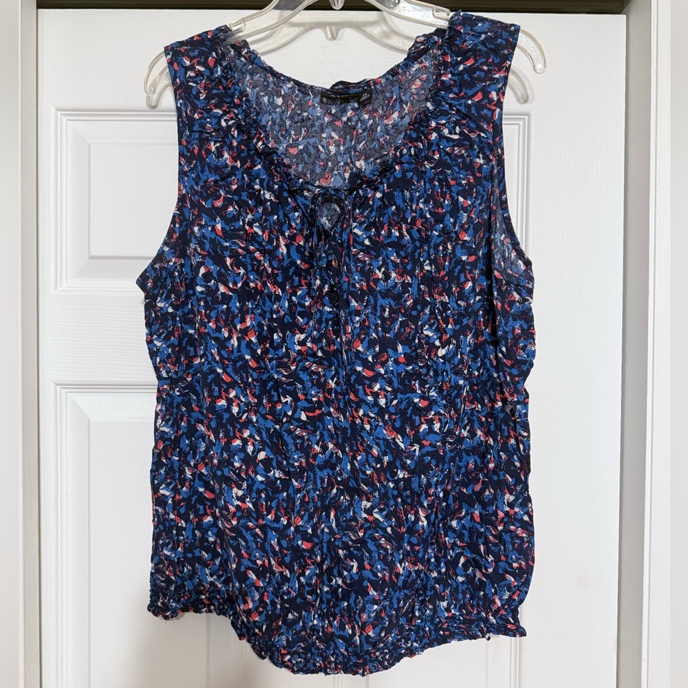*A.n.a Multi-colored Sleeveless Top - Size 2X